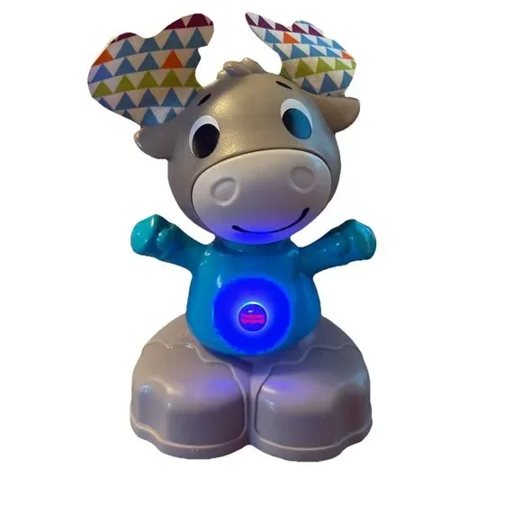 Fisher-Price Linkimals Talking Musical Moose Interactive Educational Toy Sings - Picture 3 of 11
